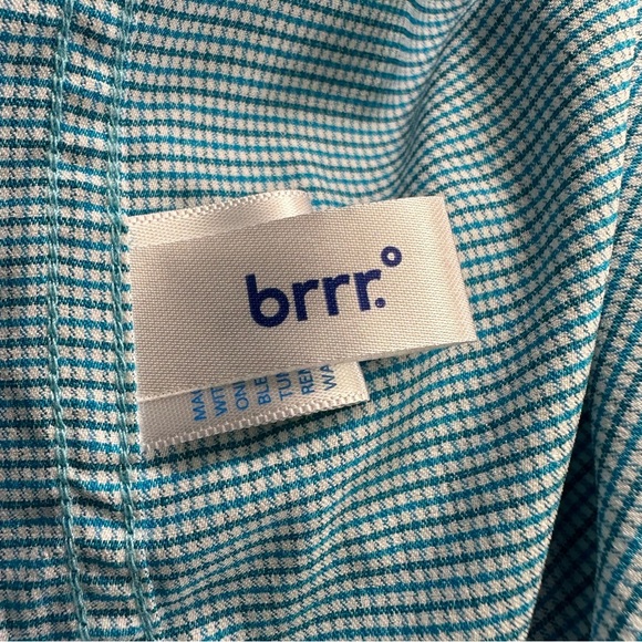 Southern Tide Intercoastal Shirt Men’s Medium Long Sleeve Blue Mini Check Brrr - Picture 9 of 10